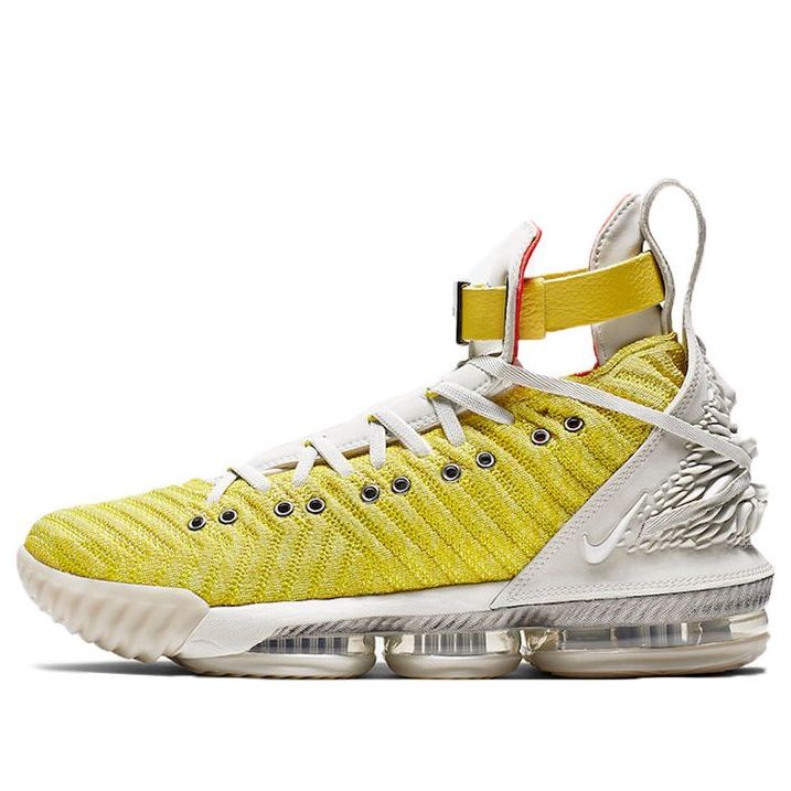 Nike LeBron 16 HFR Harlem Stage 16 'Bright Citron Light Bone Habanero Red' CI1144-700