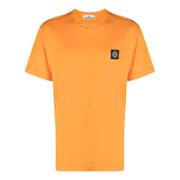 STONE ISLAND Garment Dyed Logo T-shirt 'Orange' 101524113-V0032
