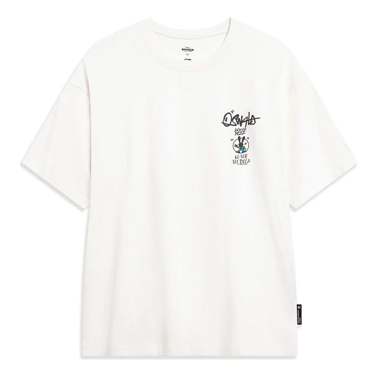 Li-Ning x Disney Oswald Graphic T-shirt 'White' AHST311-5