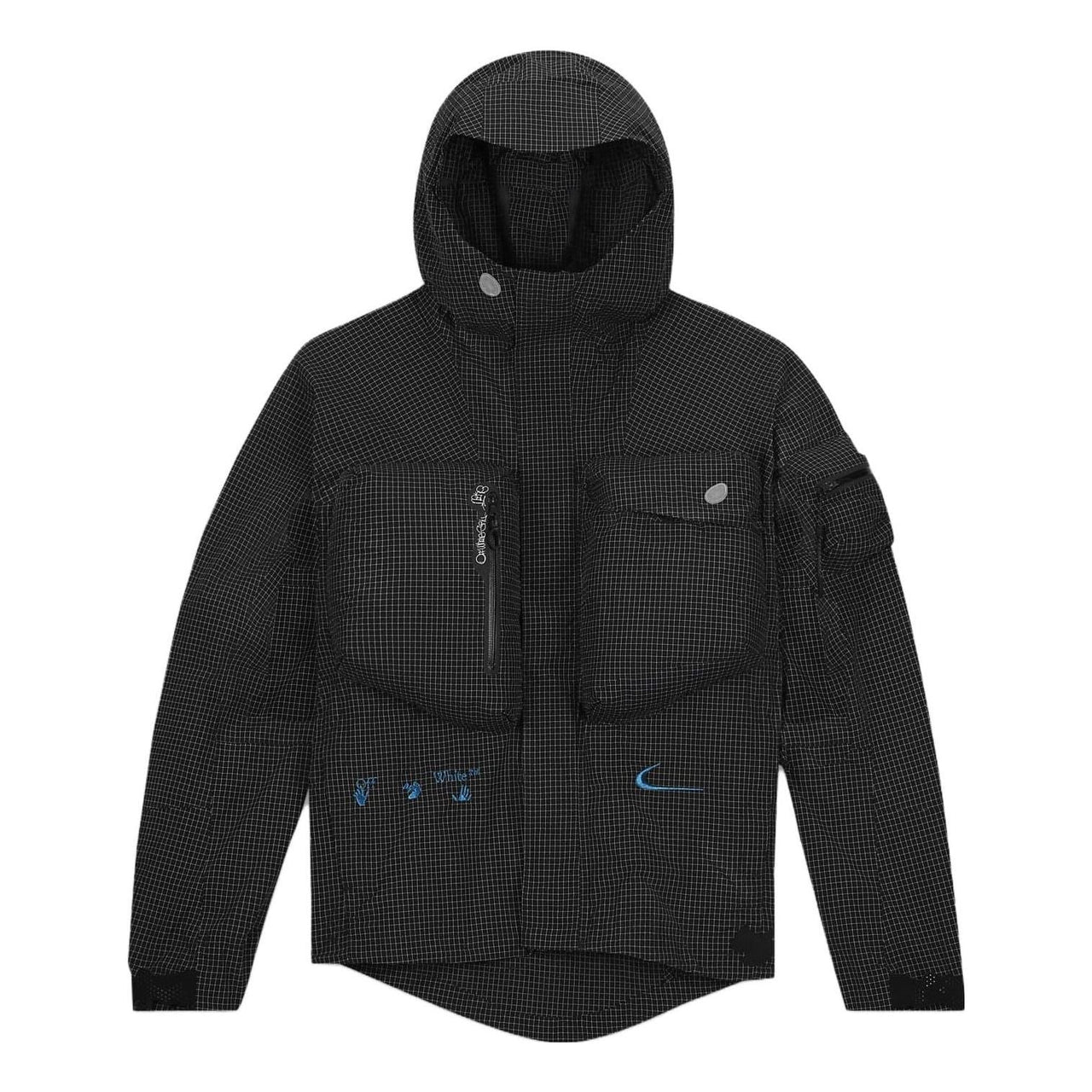 Nike x Off-White Hooded Jacket Asia Sizing 'Black' DN1750-010