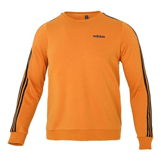 Men's adidas neo Ce 3s Swt Round Neck Pullover Orange H14199