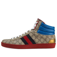 Gucci Ace GG High Top 'Blue Beige' 555144-92T20-9794