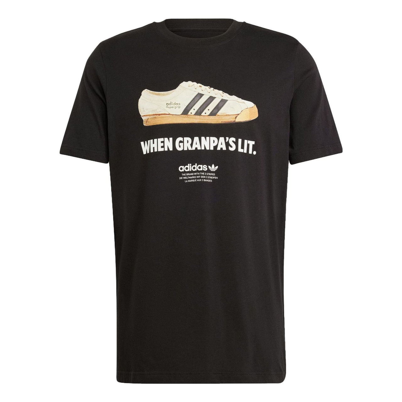 adidas originals Graphics New Age T-shirt 'Black' IC8872