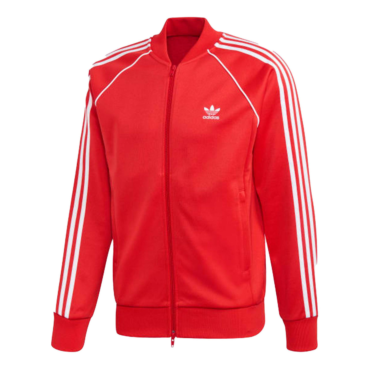 adidas originals Men's SST Track Jacket in Red FM3809