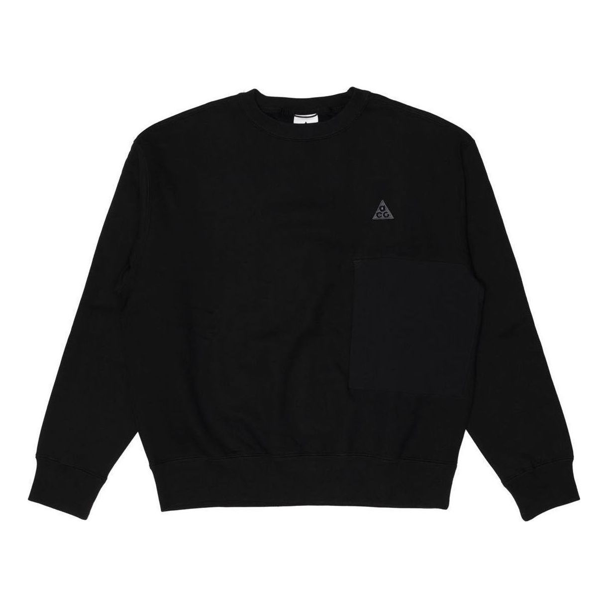 Nike Acg Casual Sports Fleece Round Neck Pullover Long Sleeves Black CV0683-010