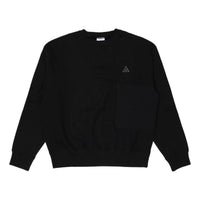 Nike Acg Casual Sports Fleece Round Neck Pullover Long Sleeves Black CV0683-010