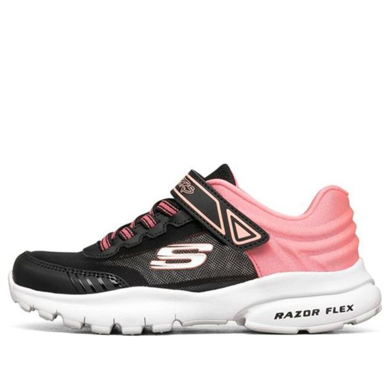 (GS) Skechers Razor Flex 'Black Pink White' 302516L-BKPK