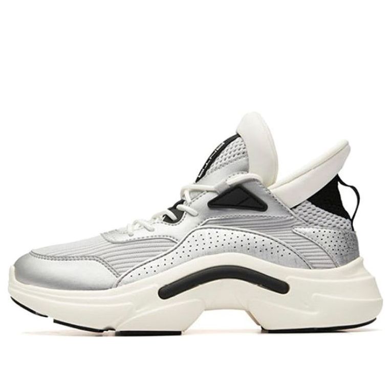 (WMNS) ANTA Life Series Sneakers 'Silver White Black' 12938830-2