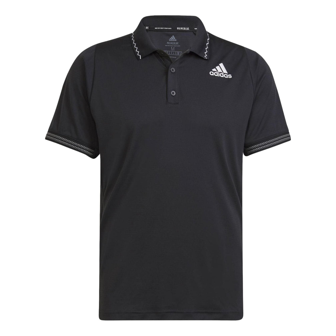 adidas Tennis Freelift Primeblue Polo Shirt 'Black' H50264
