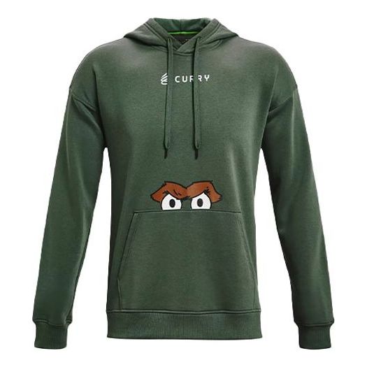 Under Armour Curry Oscar Grouchy Hoodie 'Green' 1368318-332