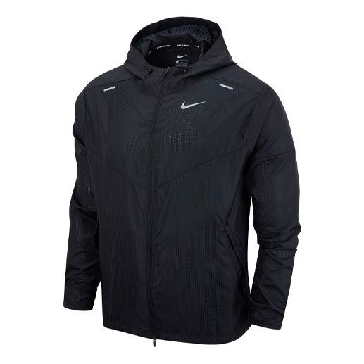 Nike Windrunner Woven Reflective Jacket Black DB4092-010