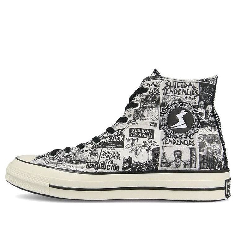 Converse Suicidal Tendencies x Chuck 70 Hi 'White Black' 162880C