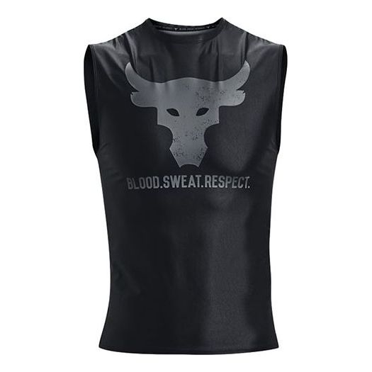 Under Armour Project Rock Iso-Chill Sleeveless 'Black' 1361649-001