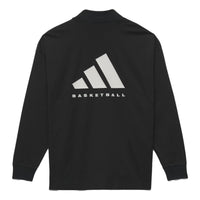 adidas Basketball Long Sleeve Tee 'Black' IR8489
