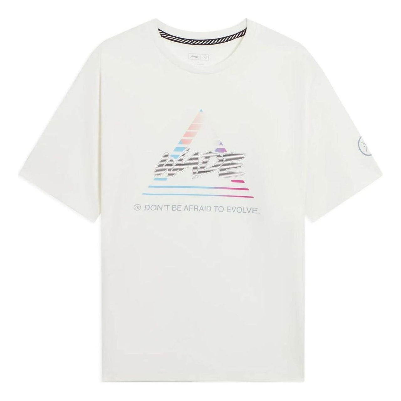 Li-Ning Way Of Wade Triangle Graphic T-shirt 'White' AHSS811-2