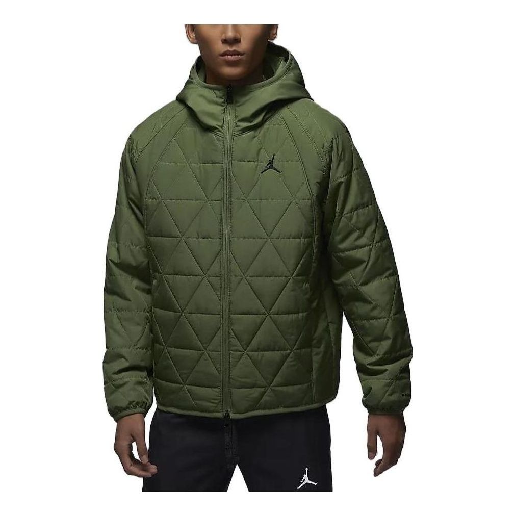 Air Jordan Therma-FIT Cotton Jacket 'Olive Green' FD2638-340