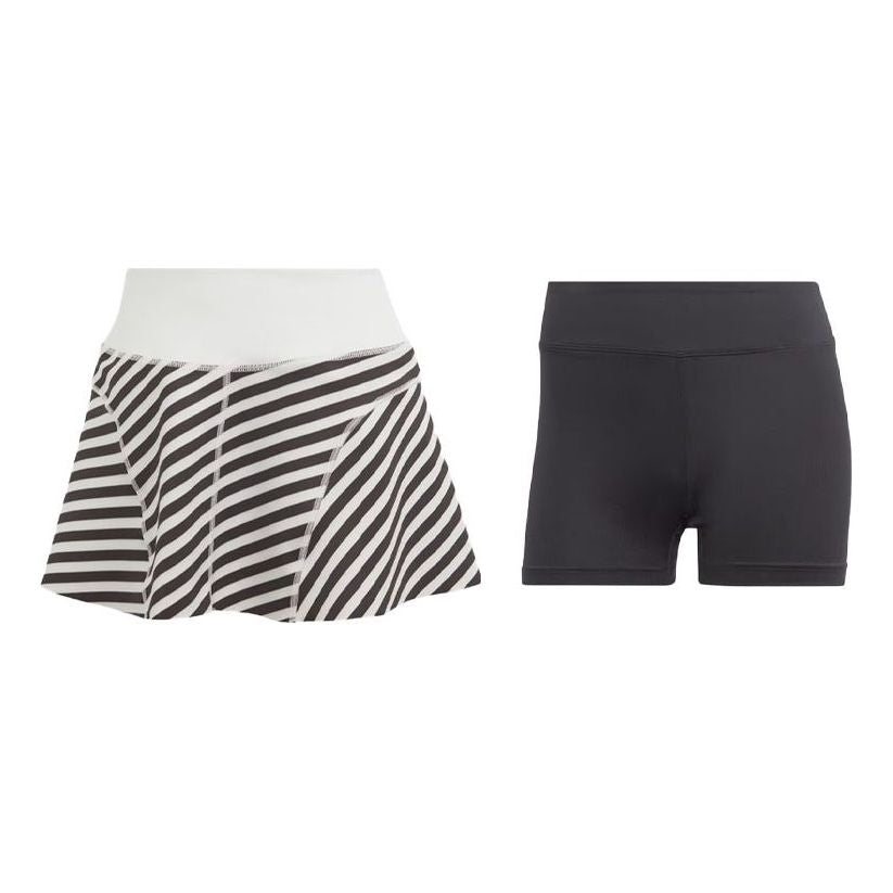(WMNS) adidas Tennis Reversible AEROREADY Match Pro Skirt 'Black White' IL9595