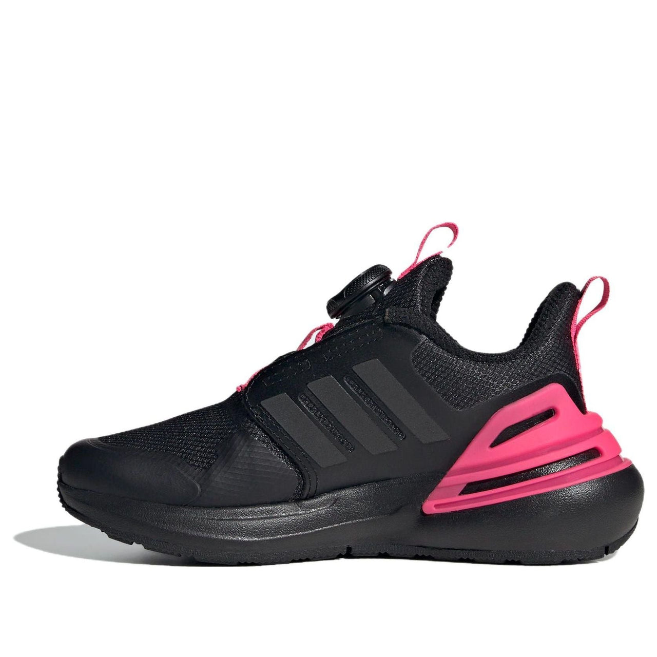 (GS) adidas Rapidasport BOA 'Black Shock Pink' IF0370