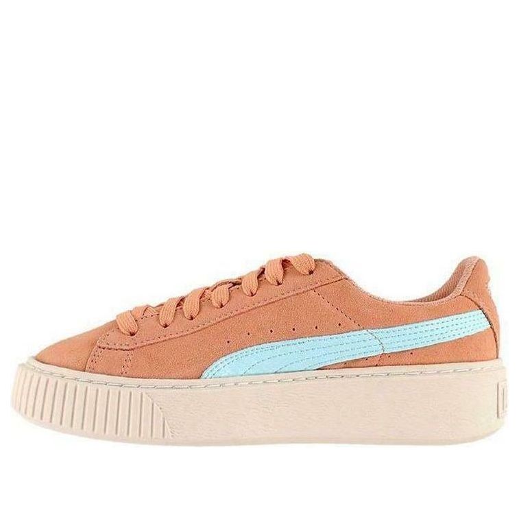 (GS) PUMA Suede Platform 'Snake - Dusty Coral' 363906-09