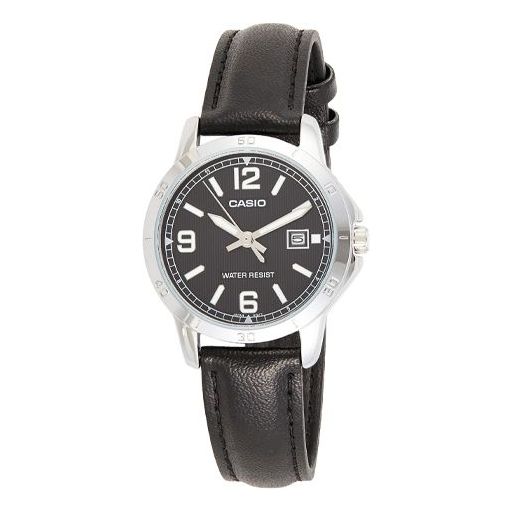 CASIO Female DRESS Japan / South Korea Fashion Quartz Black Analog LTP-V004L-1B