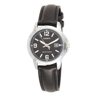 CASIO Female DRESS Japan / South Korea Fashion Quartz Black Analog LTP-V004L-1B