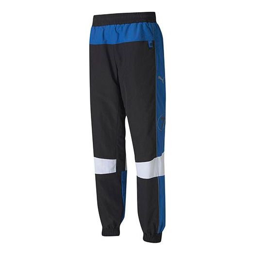PUMA Scuderia Ferrari Race Street Woven Pants 'Black White Blue' 597940-02