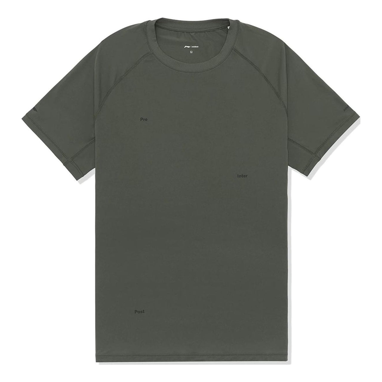 Li-Ning x Soulland Logo Slim Fit T-shirt 'Solanum Green' ATSSC73-1