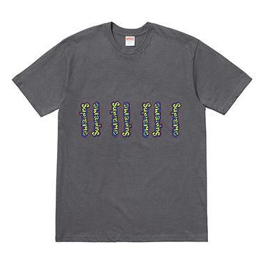 Supreme SS18 Gonz Logo Tee Warm Grey Logo Tee SUP-SS18-436