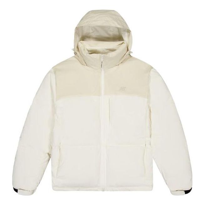 New Balance Winter Puffer Coat 'White Beige' NPD49011-WT