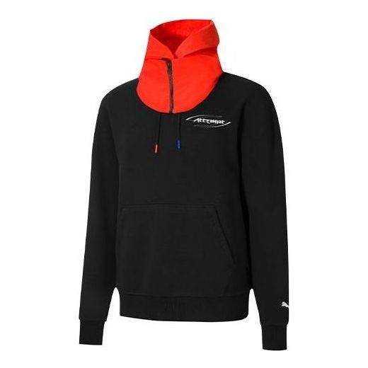 PUMA x Attempt Hoodie 'Black Red' 598263-01