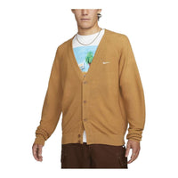 Nike Logo Cardigan 'Brown Beige' DQ6307-722
