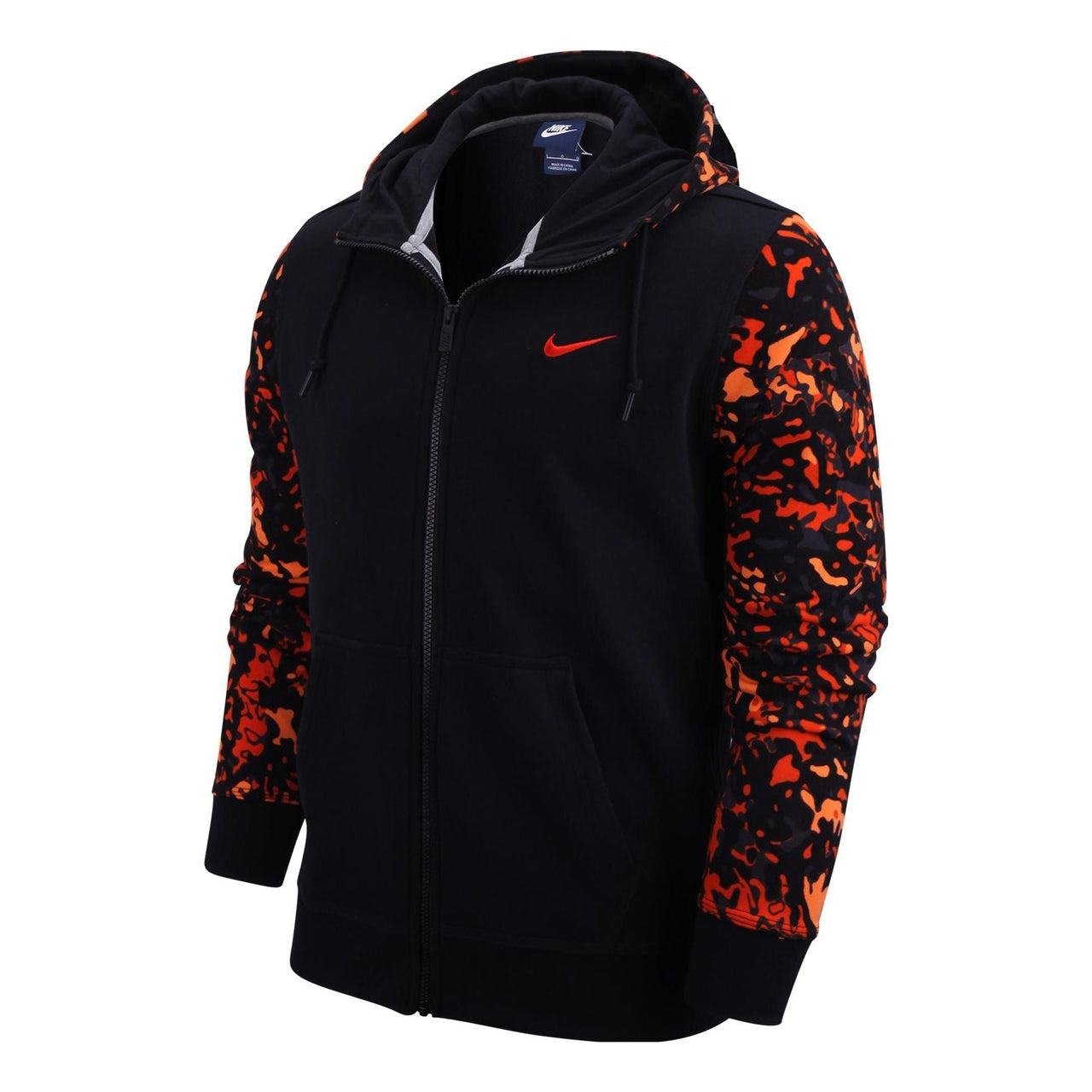 Nike Camo printed hooded jacket 'Black' 679397-021