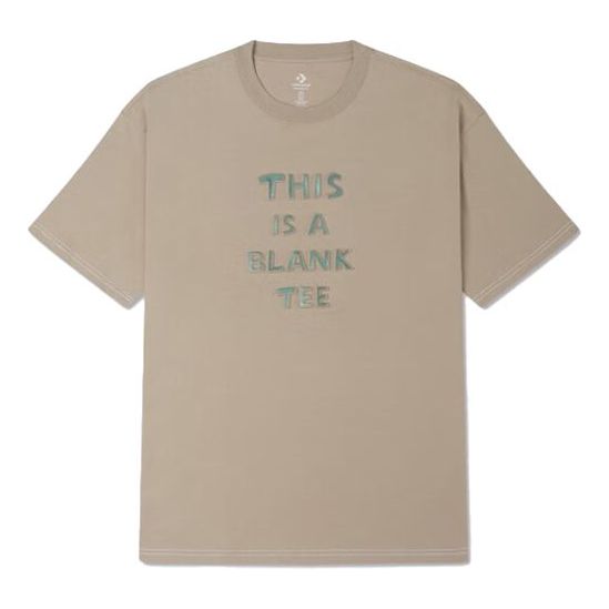 Converse Logo T-shirt 'Beige' 10025873-A03