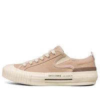 (WMNS) Skechers New Moon Low-Top Canvas Shoes Brown 155391-TAN