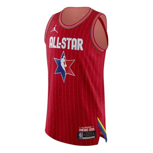 Nike NBA All-Star Edition Authentic Jersey AU For Men Red CJ1037-657