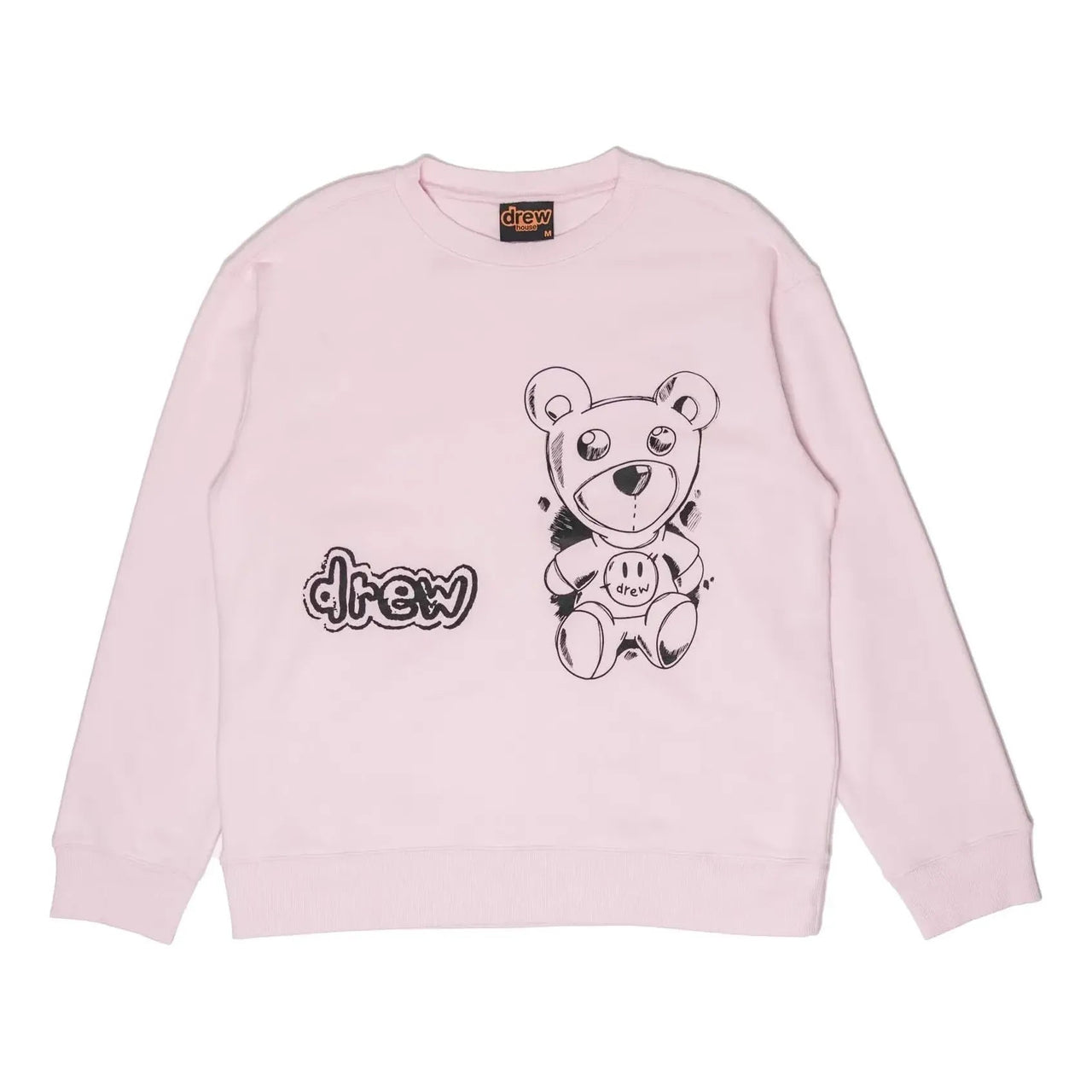 Drew House Theodore Sketch Crewneck Sweatshirt 'Pale Pink' DR-FW21-008