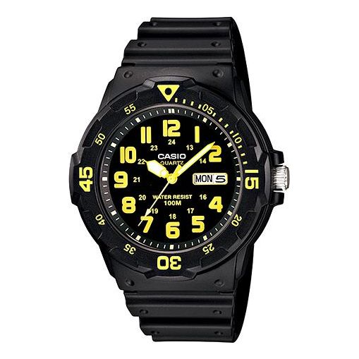 CASIO Waterproof Sports Quartz Mens Black Analog MRW-200H-9B