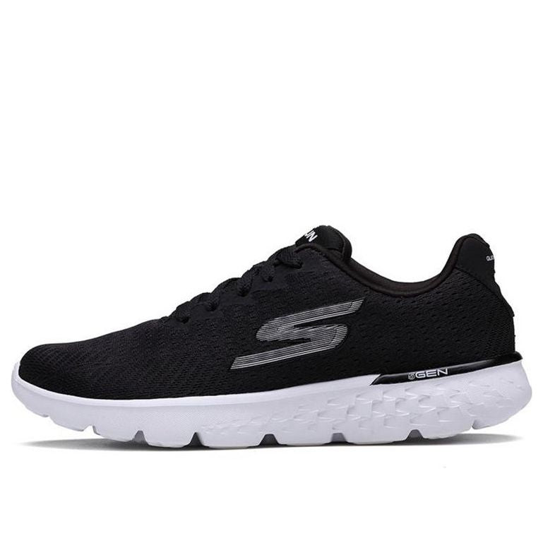 (WMNS) Skechers Go Run 400 Sole Sneaker GS Black 14804-BKW