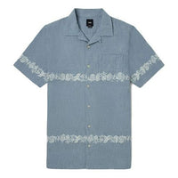Men's Vans Denim Short Sleeve Blue Shirt VN0A5E6JLKZ