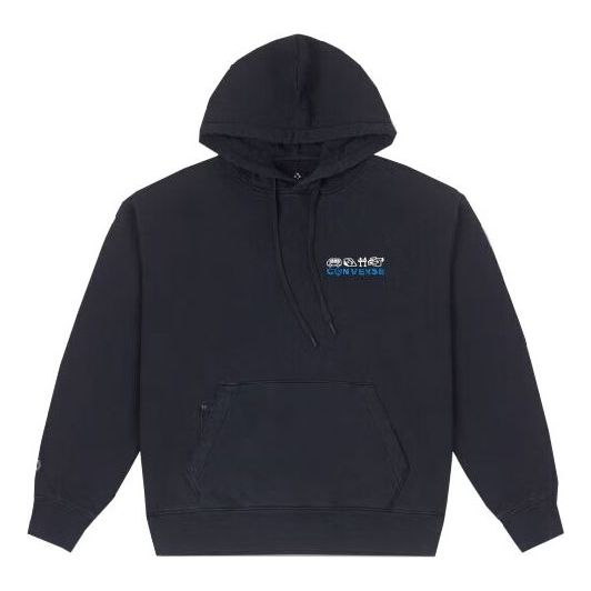 Converse Logo Skate Hoodie 'Black' 10026551-A01