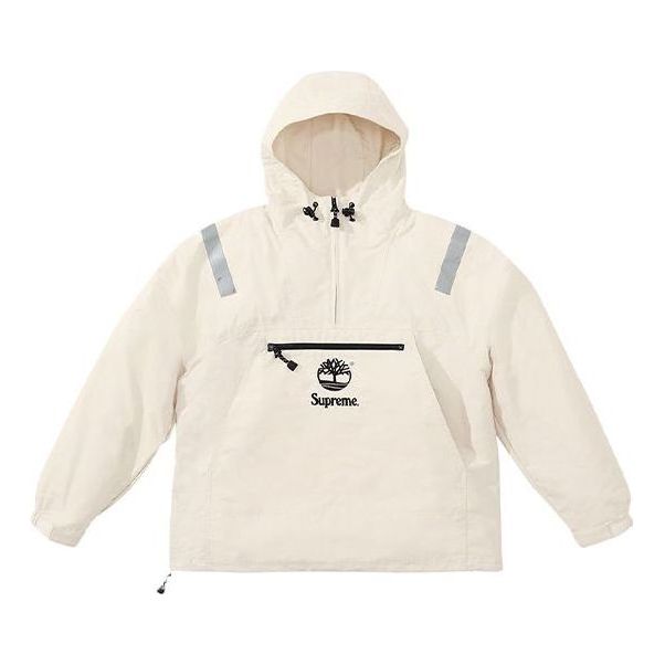 Supreme x Timberland Reflective Taping Anorak 'White Black' SUP-SS21-710