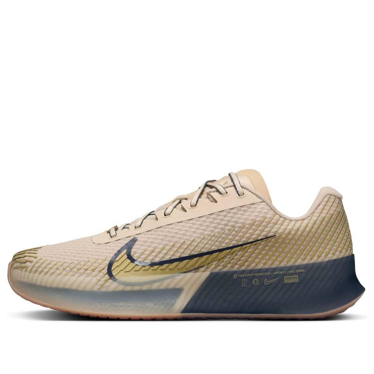 NikeCourt Vapor 11 Premium 'Sanddrift Thunder Blue Brown' FN4735-101