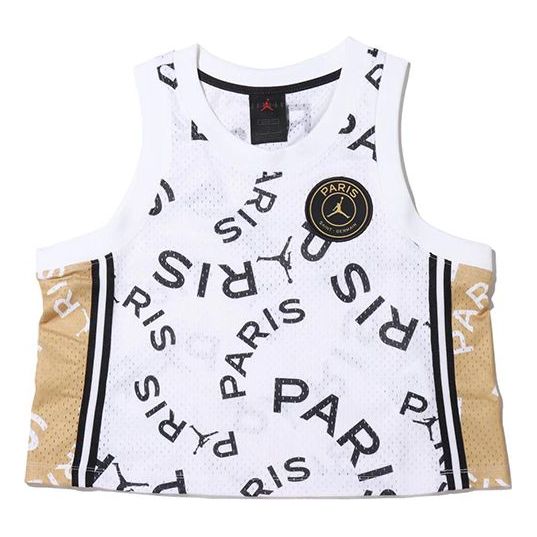 (WMNS) Air Jordan x Paris Saint-Germain Jersey 'White' CU5708-100