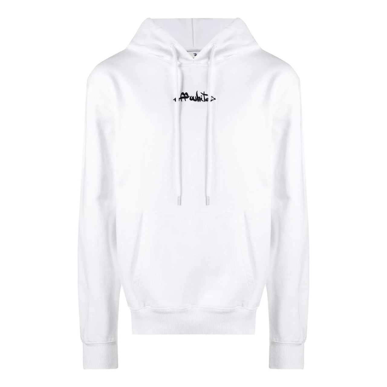 Men's Off-White SS22 Alphabet Logo Embroidered Loose Fit White OMBB097F22FLE0050110