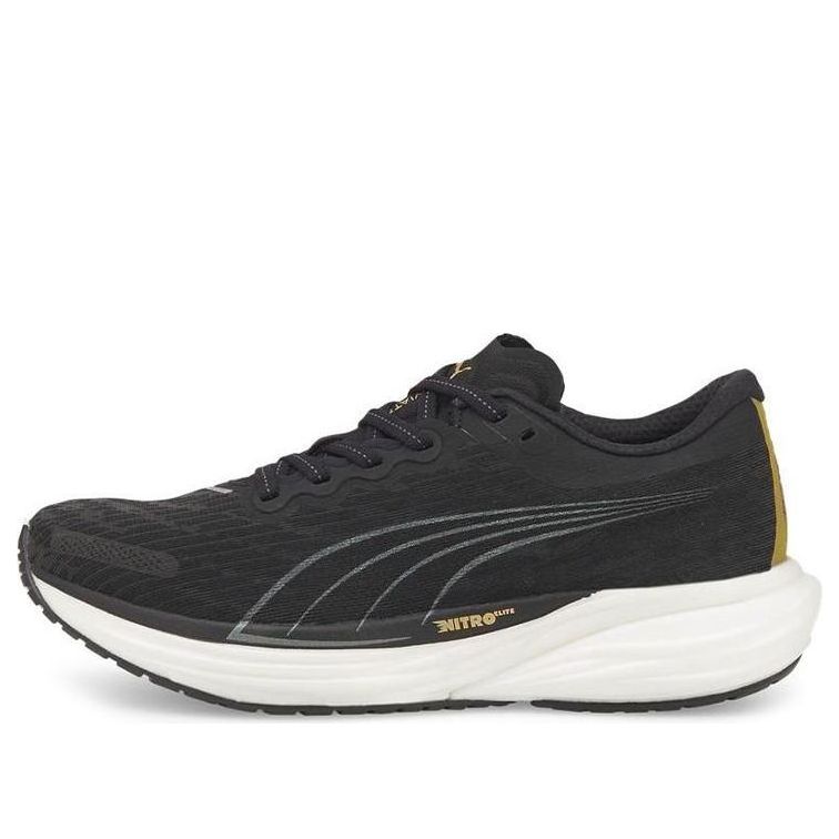 (WMNS) PUMA Deviate Nitro 2 'Black Team Gold' 376855-02