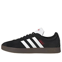 adidas VL Court Lifestyle Skate Shoes 'Black White Gum' HQ1801