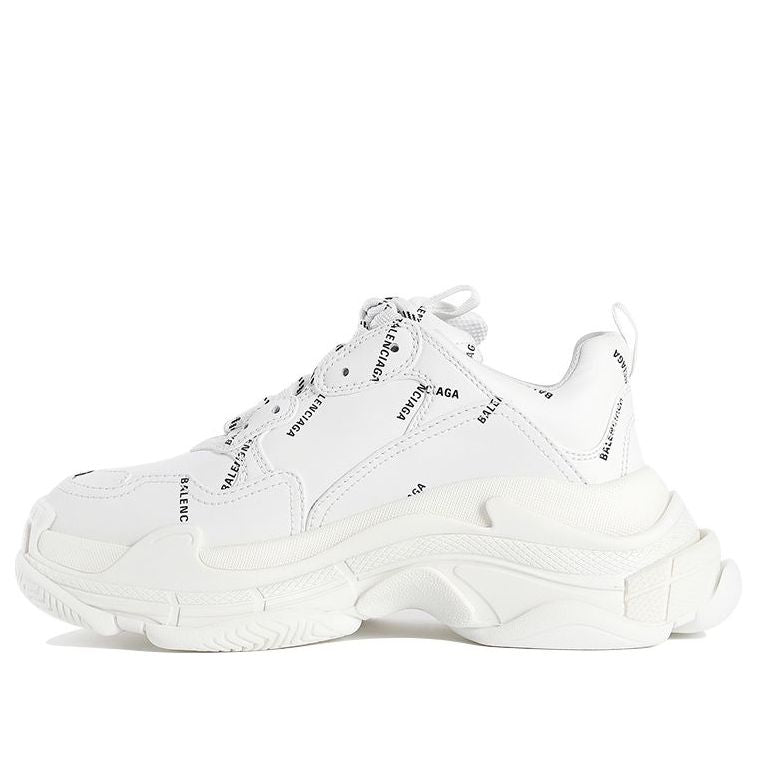 (WMNS) Balenciaga Triple S Sneaker 'All Over Logo - White' 524039W2FA19010