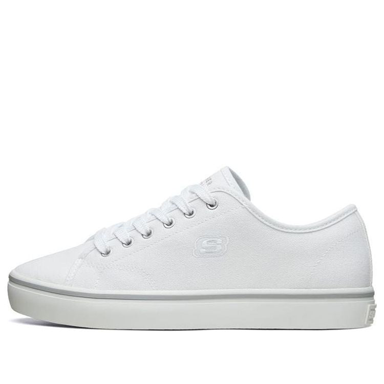 (WMNS) Skechers Cupsole 1 Low-Top Canvas Shoes White 66666131-WHT