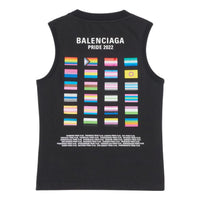 Balenciaga Pride 22 Tank Top 'Black White' 698102TMVO41070