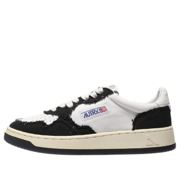 AUTRY Medalist Low Goatskin 'White Black' AULM-CB02